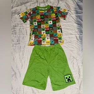 Kids Pajamas Set - Minecraft